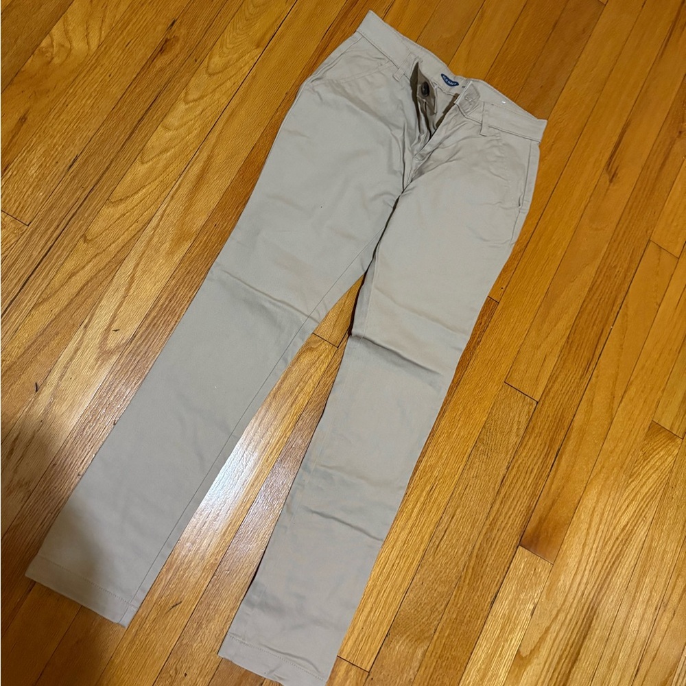 Old Navy Big Girls Khaki Chinos - Picture 3 of 10